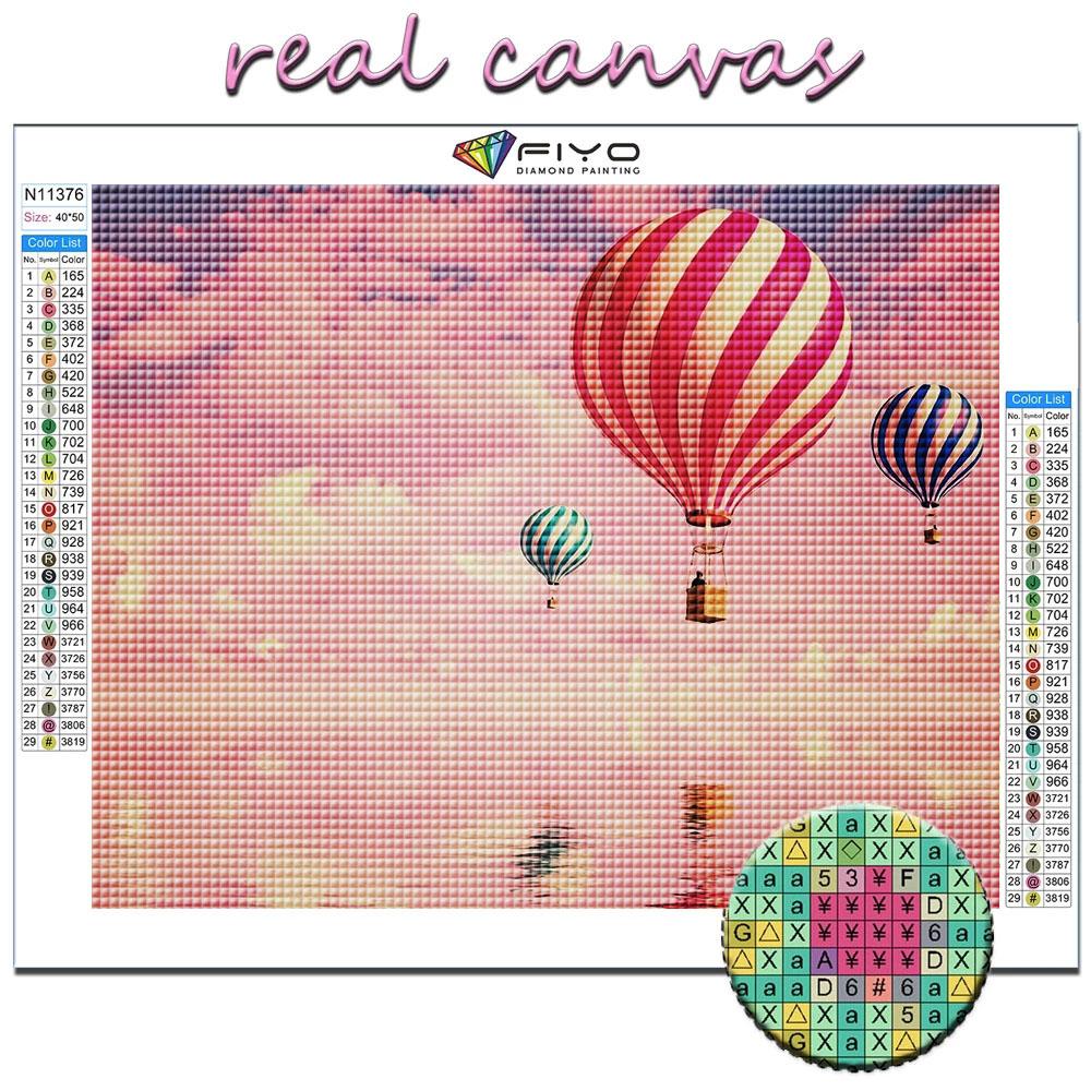 Diamond Embroidery Hot Air Balloon 5D DIY Diamond Painting Cross Stitch Rhinestone