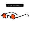 1Pc Retro Mini Sunglasses Round Men Plastic Frame Gold Black Red Small Round Framed Sun Glasses Popular Color Lens Sunglasses