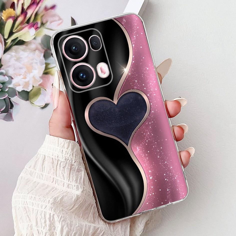 For OPPO Reno13 Pro 5G Case CPH2697 Fashion Flower Butterfly Soft Silicone Phone Cover For OPPO Reno 13 CPH2689 Reno13Pro Bumper