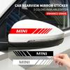 Car Mirror Decoration Stickers Body Trunk Car Emblem Decal Decoration for BMW MINI WORKS One Cooper JCW R60 R59 R58 R57 R56 R55
