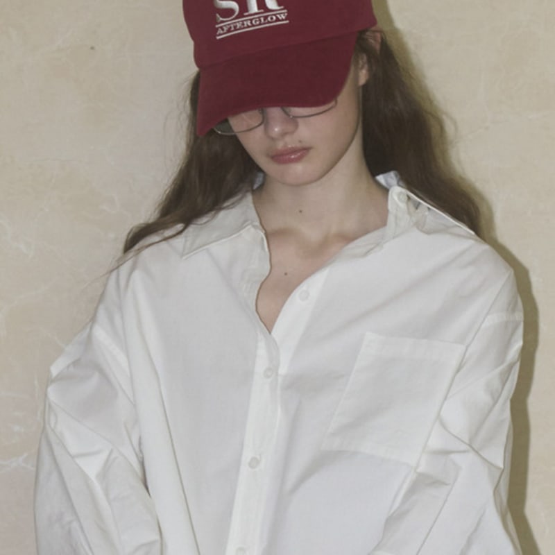 SO IR SR LOGO BALL CAP - red