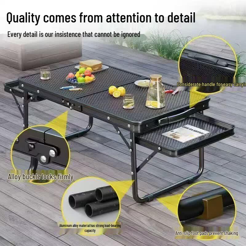 Aluminum Alloy Portable Folding Outdoor Camping Table