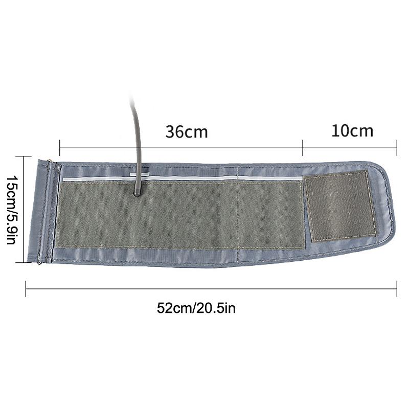 Verstellbare Erwachsenen-Oberarm-Blutdruckmanschette 22-42 cm, Übergröße, dedizierter Manschettenschlauch, Blutdruckmessgerät, Blutdruckzubehör
