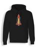 Hoodie Rocket Mars Cosmic Travel Space Planet