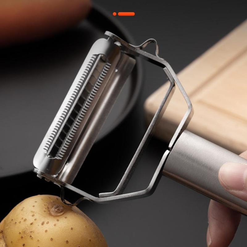 Efficient Kitchen Peeler and Grater Multifunctional Stainless Steel Tool for Hassle-Free Food Prep