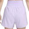 Nike Dri-Fit One Solid High-Waisted Lined Casual Sports Shorts Women Shorts Light-Purple DX6643-512