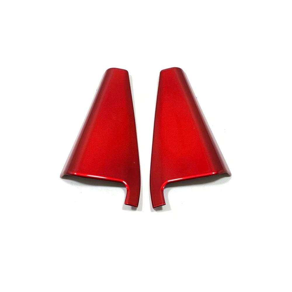 Car Rear Door Pillar Triangle Cover For Honda Fit Jazz     2024 Decoration Trim Frame Auto Interior Accessories