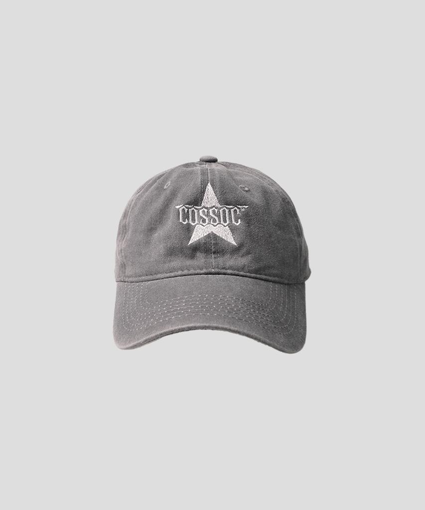 Koso Cc Star Pigment Washed Ball Cap (Burgundy)
