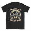 Streetwear Tshirt Wolf Dont Worry Kitten Daddys Here Meme Cringe Unisex Unisex Kid Cotton Tshirts Tee Shirt For Adult Summer Tees