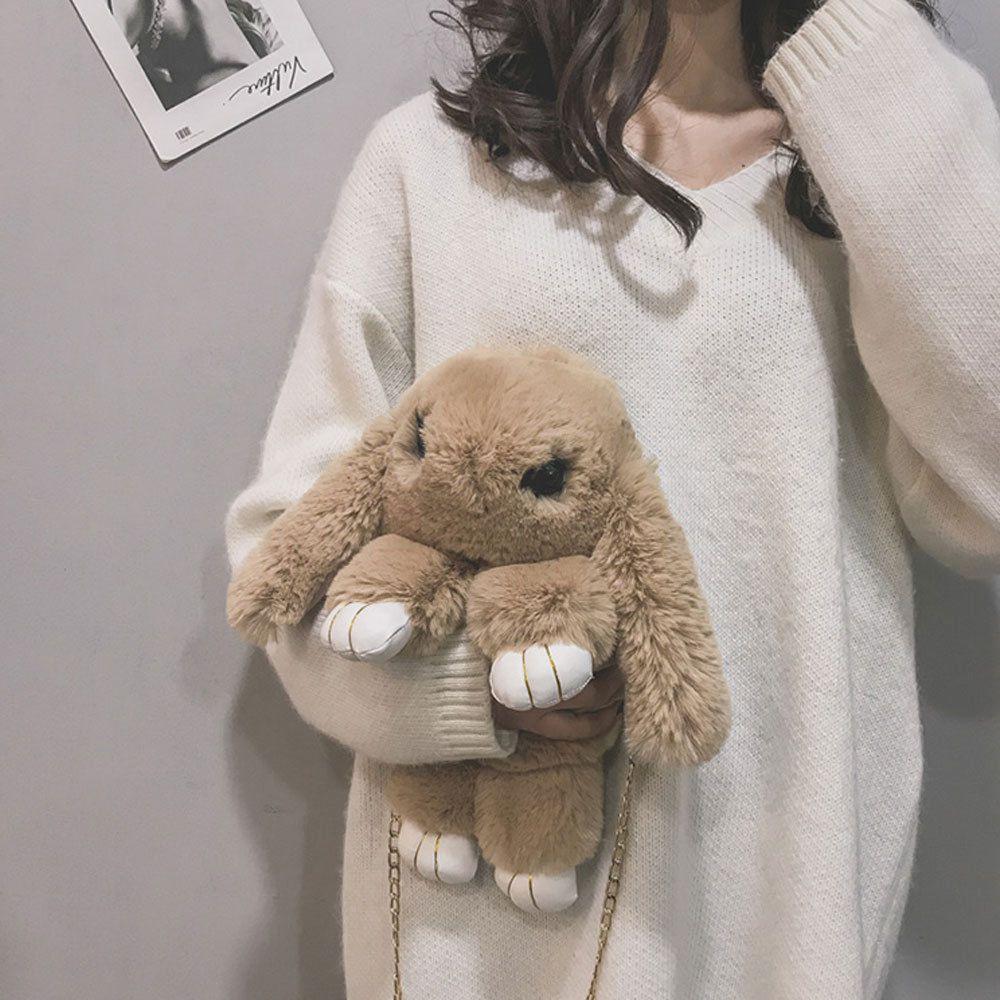 Adorable Rabbit Purse Tote Bunny Backpack Shoulder Bag For Daily Adventures