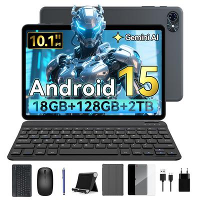 TABWEE T80 Set Android 15 6GB RAM 128GB ROM Tablet 10.1 Pollici 1280x 800 Display FHD Tablet PC