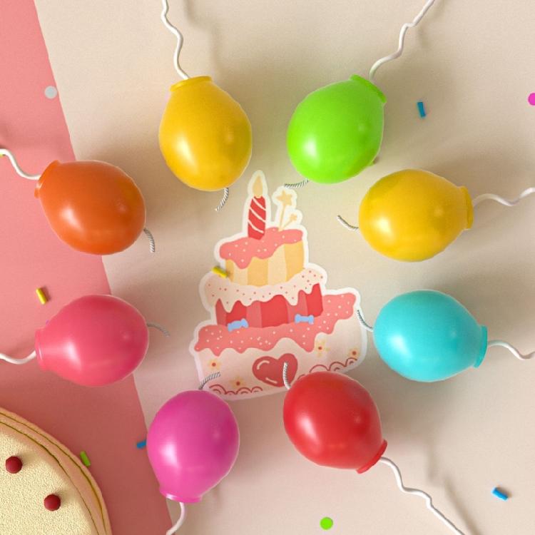 6 Cavities Silicone Balloon Molds Professional Silicone Baking Molds For Making Cake Chocolate Fontant and Resin Art