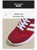 Spring/Summer 2025 Women's Forrest Gump Canvas Shoes - Green, Low-Top, Round Toe, Plus Size Available