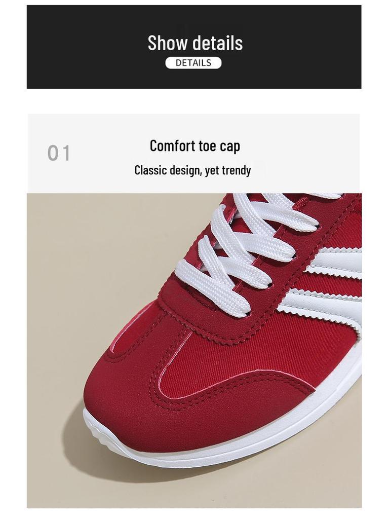 Spring/Summer 2025 Women's Forrest Gump Canvas Shoes - Green, Low-Top, Round Toe, Plus Size Available