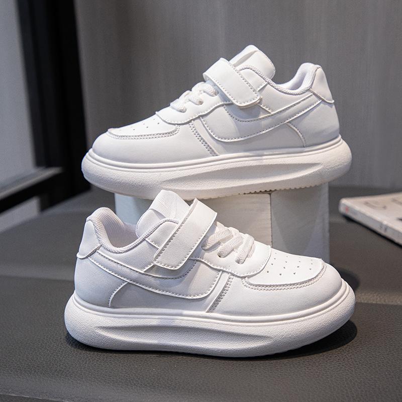 Teen Sneakers Fashion Versatile Boys and Girls Outdoor Casual Shoes Velcro