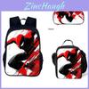 Set Zaino Spiderman con Borsa Scolastica in Tessuto Oxford e Astuccio per Bambini