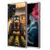 Tractor Farm Capa Phone Case For Samsung S26 Ultra S25 Edge Galaxy S23 S21 S20 S24 FE S22 S10 Plus Cover Clear TPU Shell Coque w