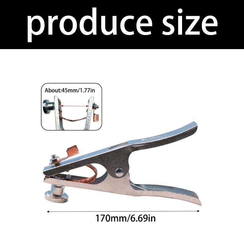 High Conductivity Welder Grounding Clamp With Oxidation Resistant Brass For Automotive Industrial Welding Applications