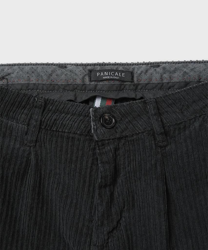PANICALE Capri Fit Corduroy Pants [Charcoal]