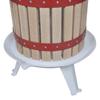Vidaxl 2-Piece Fruit and Wine Press and Crusher Set