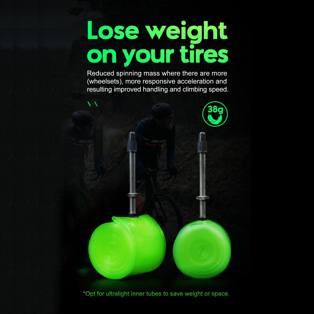 Ultralight Bike Inner Tube Bicycle TPU Material Tire Inner Tube 28in French Valves Bike Inner Tube