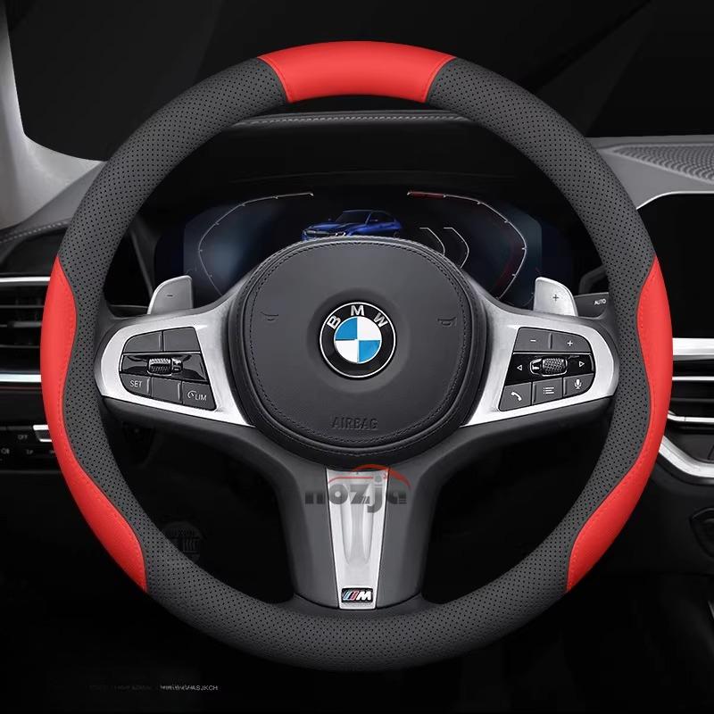 Leder Auto Lenkradabdeckung für BMW F20 G30 E91 E92 X3 G01 F40 X5 F15 F32 E70 F22 E93 G31 G05 F48 E83 Innenraumzubehör