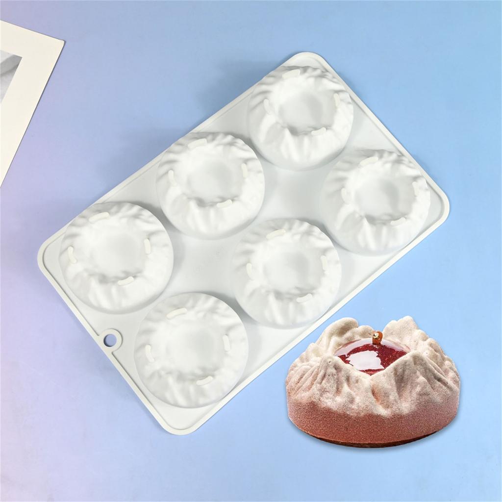 Snow Mountain Shaped Bakewares Heat Resistant Silicone Mold for Mousse Chocolate Baking Kitchen Cake Decorating Tool