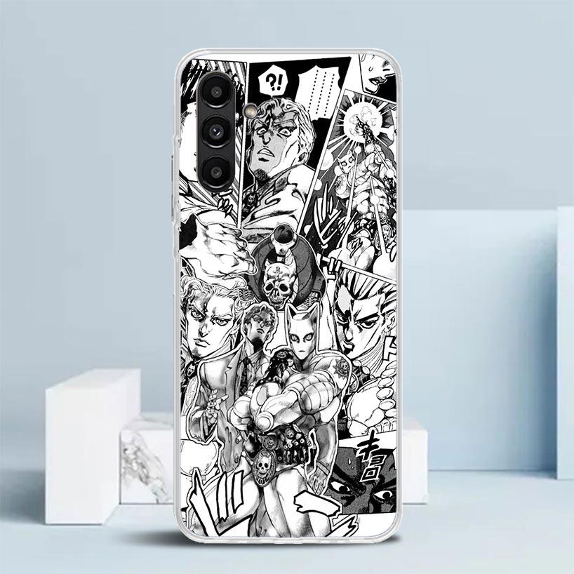 JoJo Kira Yoshikage Killer Queen Cover for Samsung Galaxy A17 A37 A57 A16 A26 A36 A56 A15 A14 A55 Phone Case A13 A53 A25 A35 A24