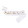 Wedding Decoration Bride To Be Satin Sash Bachelorette Party Girl Hen Night Decoration Bridal Shower Supplies Gift