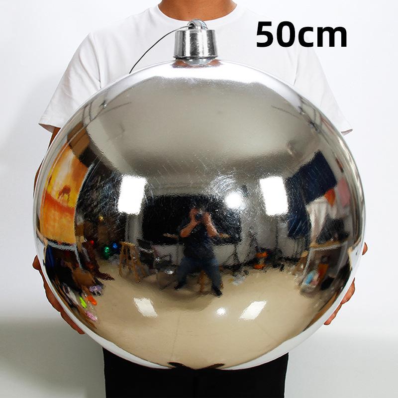 Large and Small Shiny Christmas Ball Tree Decorations