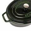 Staub Oval Pico Cocotte (29cm, enamel pot) 1102985, Vitamin Basil Green