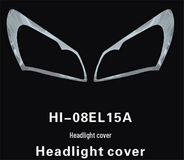 08-16 Hyundai Elantra Headlight & Taillight Cover Frame Bright Trim Set
