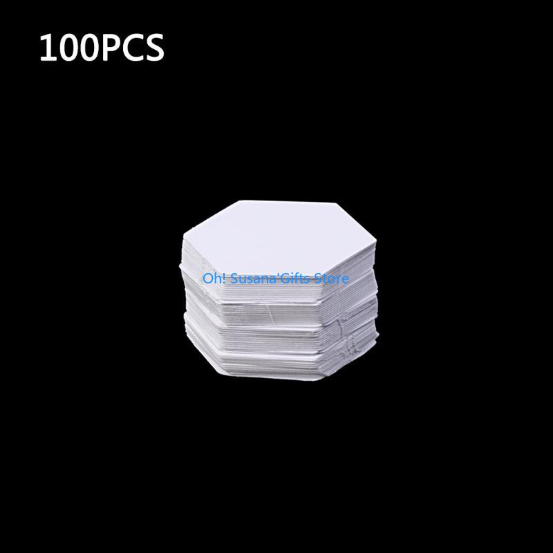 090D Набор шестиугольных шаблонов из 100 штук Ручные аксессуары для пэчворка Инструмент