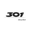 Metal Car Body Side Emblem Number Sticker for Peugeot 206 207 208 301 307 308 408 508 Rear Trunk Badge Decals Accessories