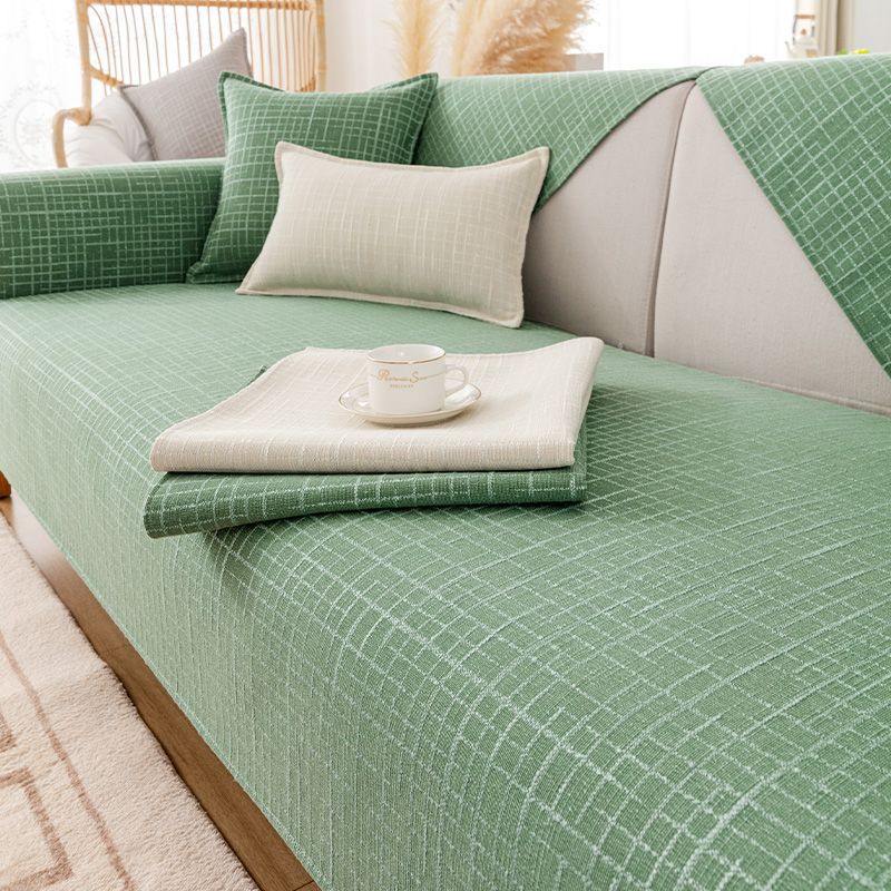 

Подушка для дивана из хлопка и льна в японском стиле, универсальная ткань для чехла Four Seasons, простая современная нескользящая подушка для сиденья из льна 70*70cm