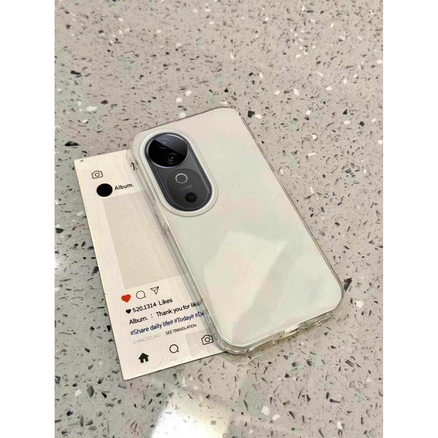 Двухслойный ударопрочный IMD чехол для Vivos19/S19 Pro - Глянцевая, яркая защитная крышка vivo s19Pro