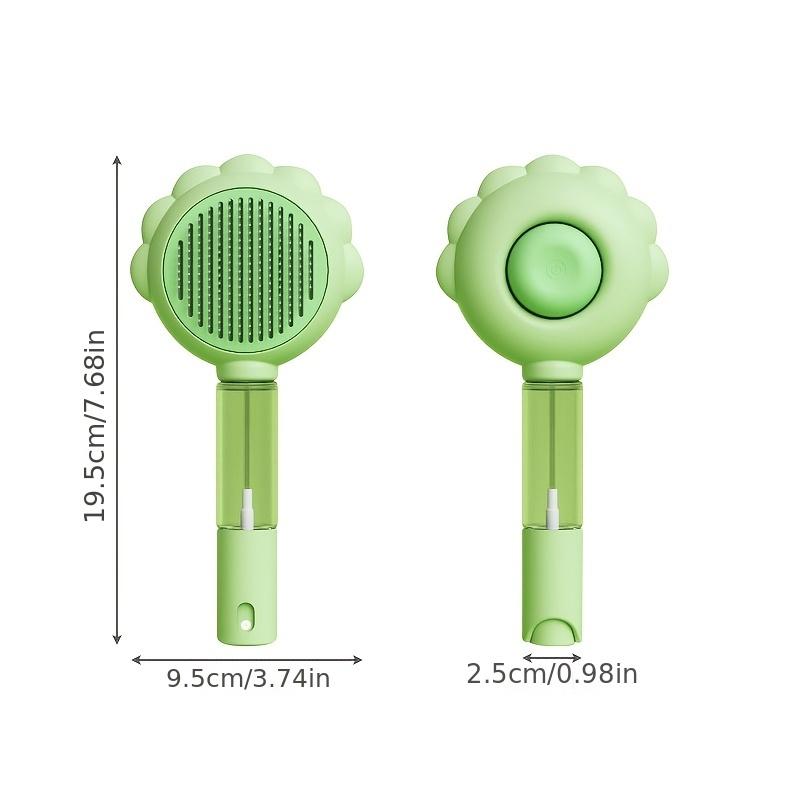 Cat Dog Pet Spray Massage Brush 3 In 1 One Button Steam Spray Folding Rotatable Floating Hair Bath Hair Removal Brush Comb