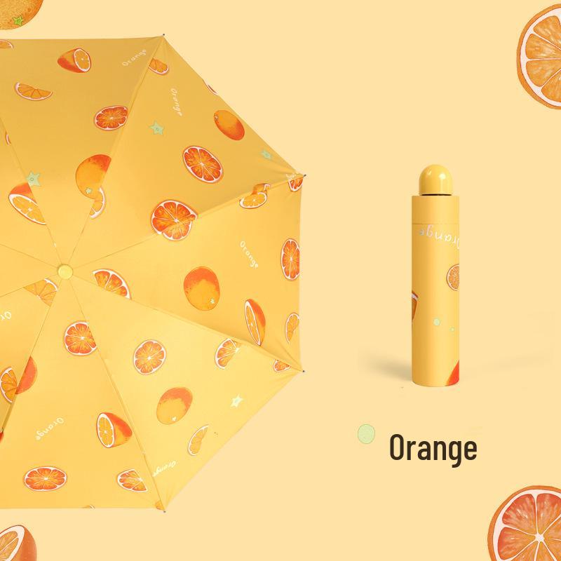 Fruit Theme Automatic Umbrella: Creative Sun & Rain Protection, Custom Logo Printing
