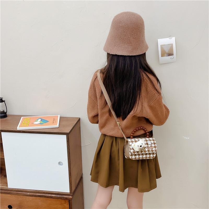 Trendy Mini Handbag For Kids Stylish Cotton And Linen Shoulder Bag For Girls