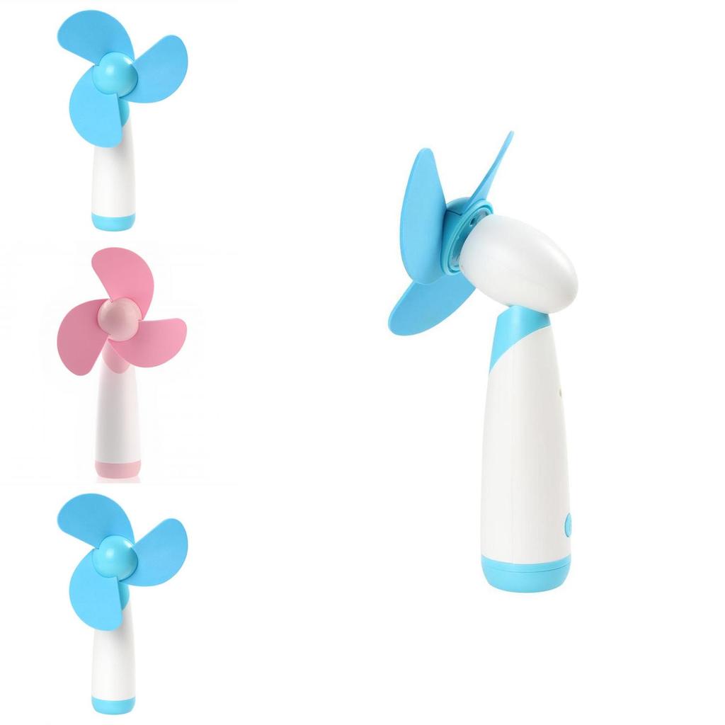 Handheld Mini Fan With Dry Battery For Travel And Outdoor Use Perfect For Students And Office