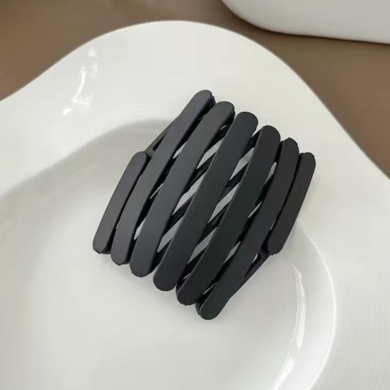 Women Headband Anti-Skid Teeth Resin Hairband Adjustable Stretch Travel Washing Face Hair Hoop Running Jumping Hair Accessory