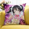 Yazawa Nico Love Live Anime Girl Various Sizes Square Pillow Case For Car Home Bedchamber Decor