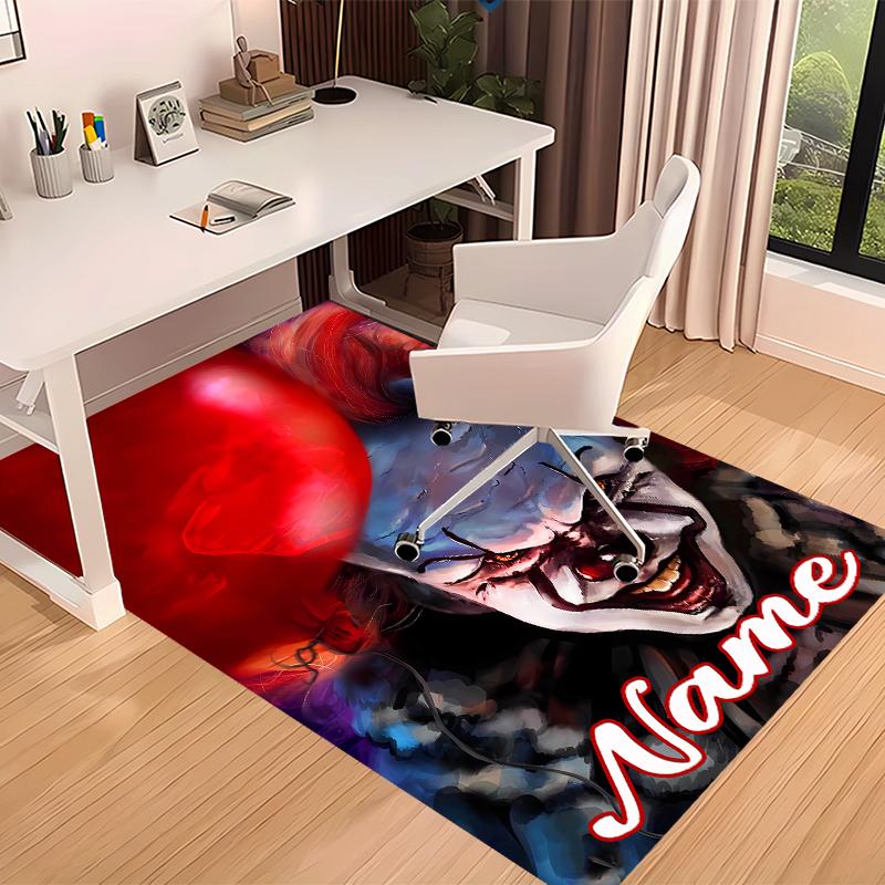 Custom personalization Pennywise the Dancing Clown Print Area Rug - Soft, Washable Non-Slip Indoor Mat,Living Room,Home&Office Decorative Rug