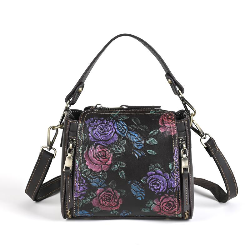 

Женская Сумка из Натуральной Кожи, Европейская и Американская, Одноплечевая, Диагональная, Многослойная, Из Коровьей Кожи, Ретро, Сумка для Среднего Возраста, Повседневная, Сумка с Флагом