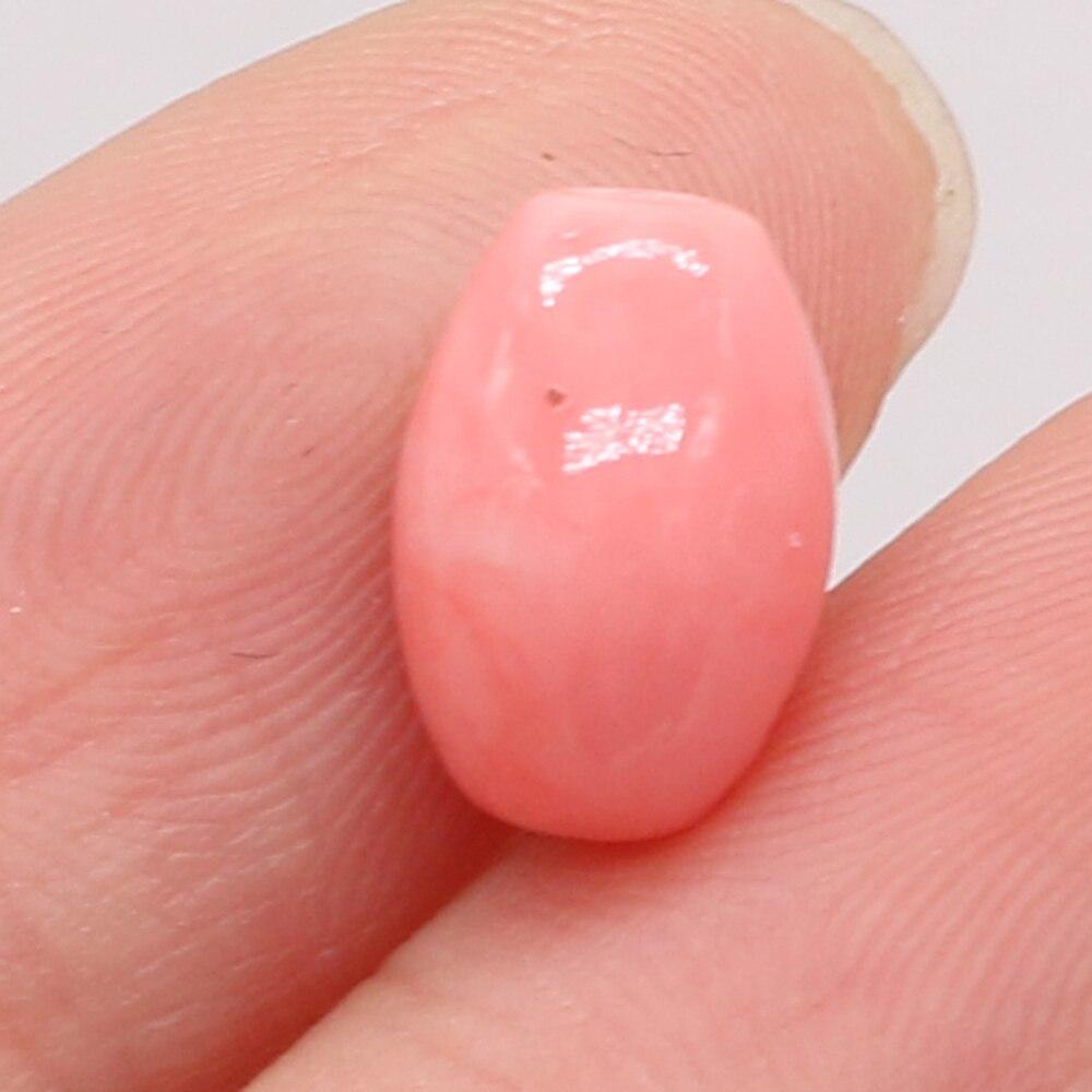 20Pcs/60Pcs Natural Pink Coral Pendant Cylindrical Through-Hole Beads For Jewelry Making DIY Necklace Bracelet Accessory
