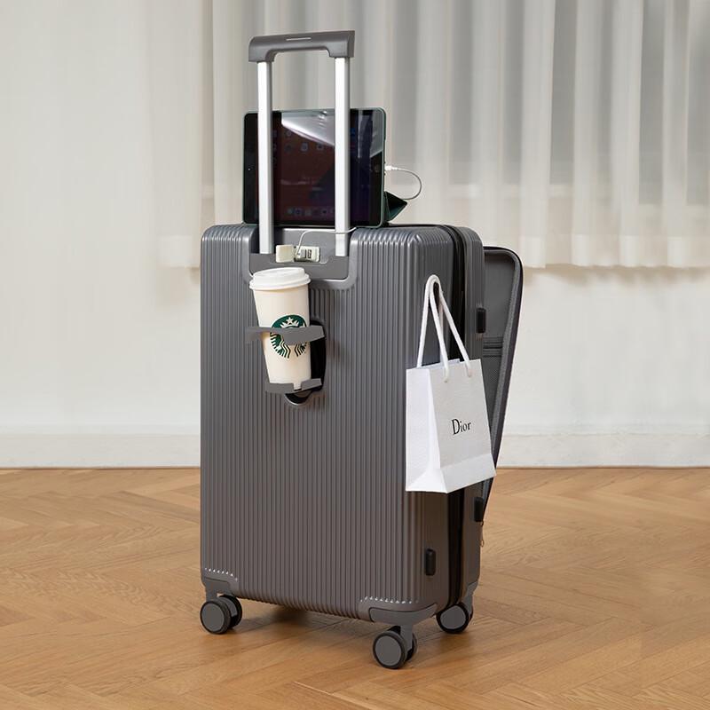 OEING Front-Opening Hardside Spinner Carry-On