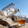Heavy Duty Stainless Steel Liquor Bottle With Compact Size For Travel And Household Storage