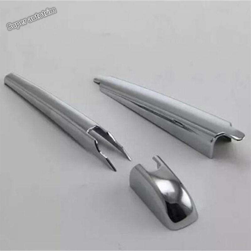 Rear Windscreen Window Rain Wiper Decoration Cover Trim Fit For Land Rover Discovery Sport 2015 - ABS Chrome Accessories