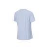 Li Ning Fitness Series UPF 50+ Logo Sun Protection Ice Feel Short Sleeve T-Shirt Women Tops Mojito-Blue ATSU730-1