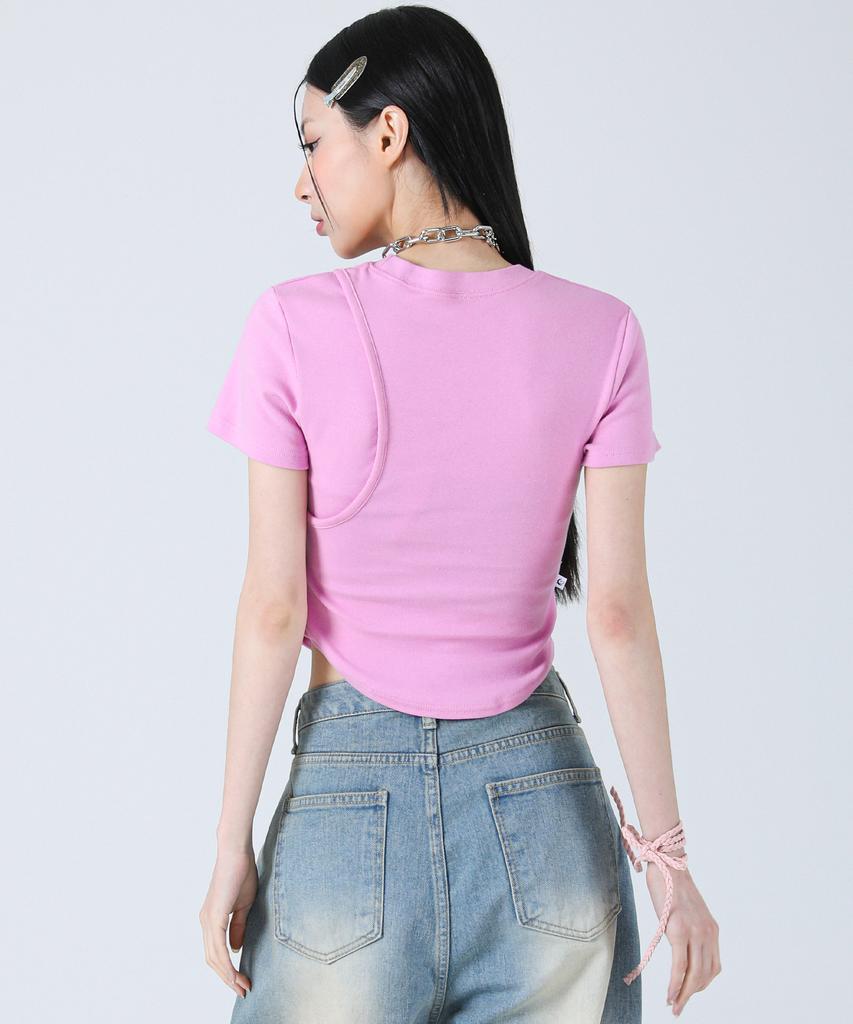Urban Dress Hole-Cut Crop Tee - 5Col